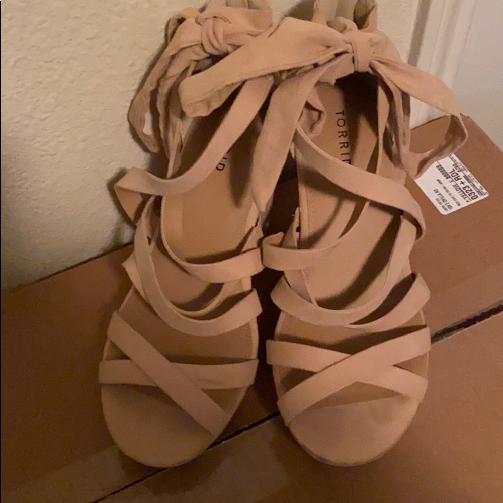 COPY - Torrid Crisscross Platform Wedges